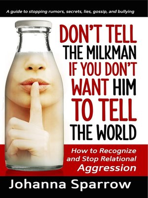 cover image of Don't Tell the Milkman If You Don't Want Him to Tell the World